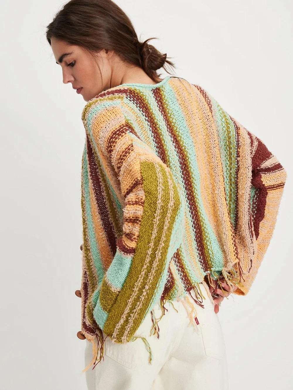 NWOT Free People Baja Cardi-Brandy Brook Combo